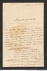 Nachlass Franz Steindachner, Brief von H. Ihering an Franz Steindachner (08.04.1883), Inv.Nr. 248.02, Seite 1